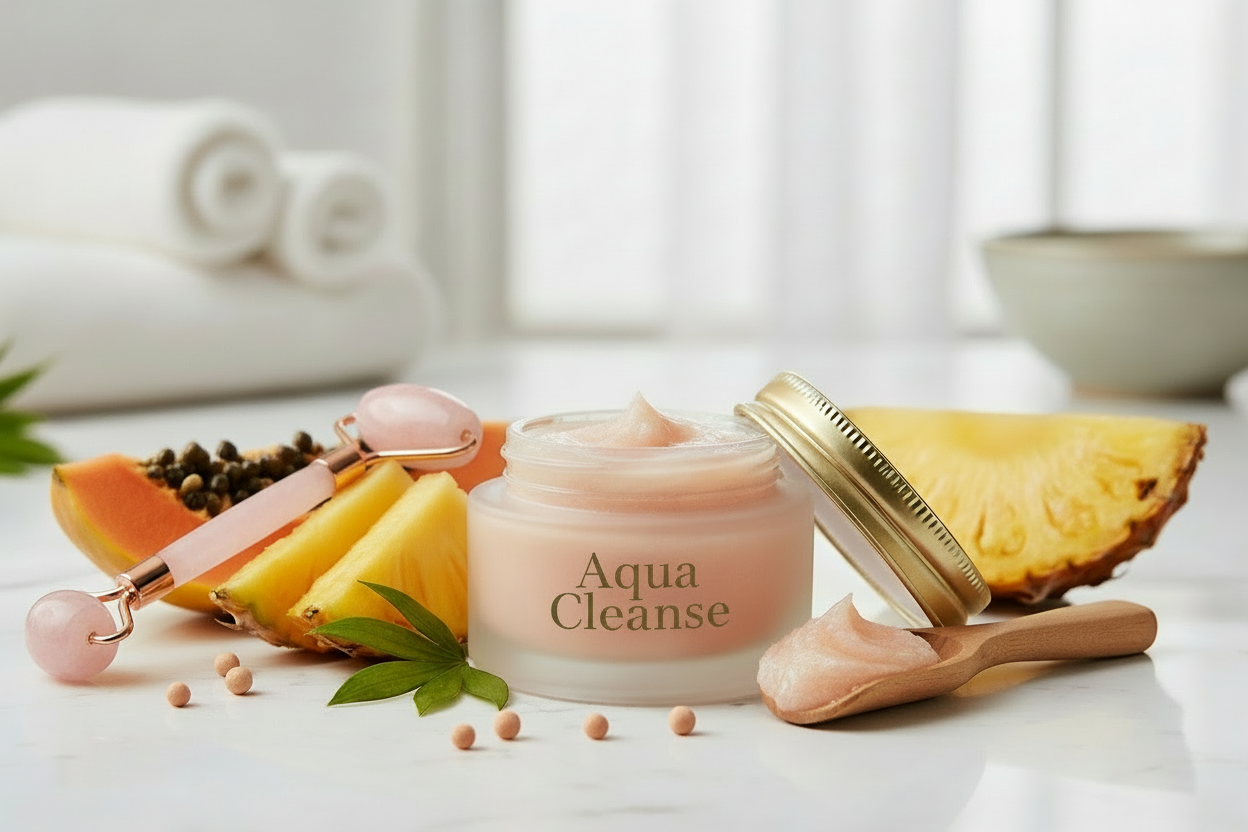 “A gentle yet effective facial scrub featuring fine exfoliating particles and fruit enzymes. Helps remove dead skin cells, unclog pores, and reveal a brighter, smoother complexion. Perfect for weekly use to boost radiance.”