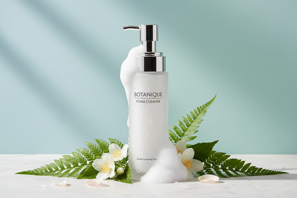 A lightweight, non-stripping foaming cleanser designed to remove impurities, excess oil, and makeup without drying the skin. Enriched with soothing botanicals and hydrating ingredients, it leaves the skin feeling clean, soft, and balanced. Ideal for daily use and suitable for all skin types.”