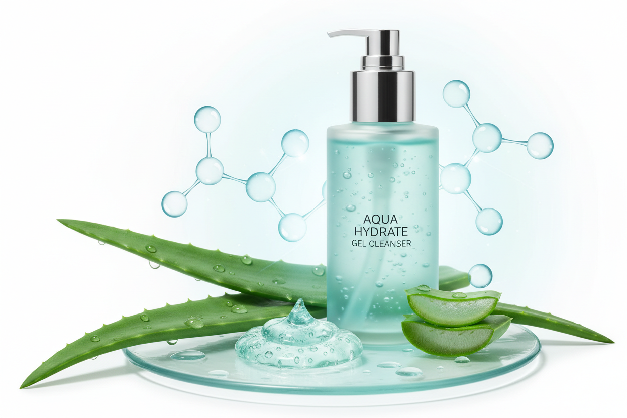 A refreshing gel cleanser that deeply cleanses while maintaining the skin’s natural moisture barrier. Formulated with hyaluronic acid and plant extracts, it delivers hydration with every wash and helps promote smooth, supple, and glowing skin.”